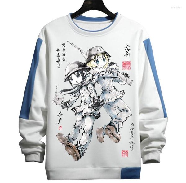 men039s hoodies hoodie anime girls39 last tour shoujo shuumatsu ryokou cosplay costume pullover8200117, Black
men039s hoodies hoodie anime girls39 last tour shoujo shuumatsu ryokou cosplay costume pullover8200117, Black