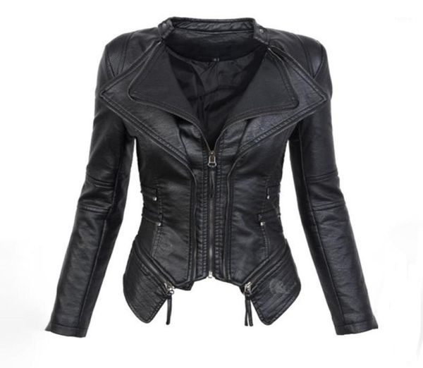 black gothic faux leather pu jacket women winter autumn fashion motorcycle coat punk zipper outerwear plus size fall7255907
black gothic faux leather pu jacket women winter autumn fashion motorcycle coat punk zipper outerwear plus size fall7255907