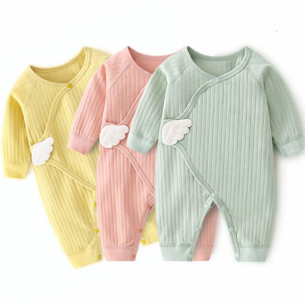 rompers lawadka 06m spring autumn born baby girl boy romper cotton solid soft infant jumpsuit with wing casual clothes for girls 230822, Blue
rompers lawadka 06m spring autumn born baby girl boy romper cotton solid soft infant jumpsuit with wing casual clothes for girls 230822, Blue
