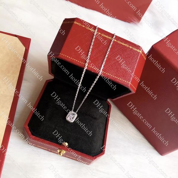 designer necklace women luxury diamond necklace exquisite pendant chain 925 jewelry gift for anniversary christmas, Silver
designer necklace women luxury diamond necklace exquisite pendant chain 925 jewelry gift for anniversary christmas, Silver