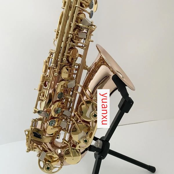 high-end rose gold professional alto saxophone down e-tune upgrade double-rib abalone key professional-grade jazz instrument
high-end rose gold professional alto saxophone down e-tune upgrade double-rib abalone key professional-grade jazz instrument