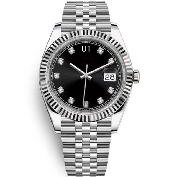u1 st9 black diamond dial fluted bezel watch 41mm automatic mechianical wristwatches strap sapphire glass mens watches3035, Slivery;brown
u1 st9 black diamond dial fluted bezel watch 41mm automatic mechianical wristwatches strap sapphire glass mens watches3035, Slivery;brown