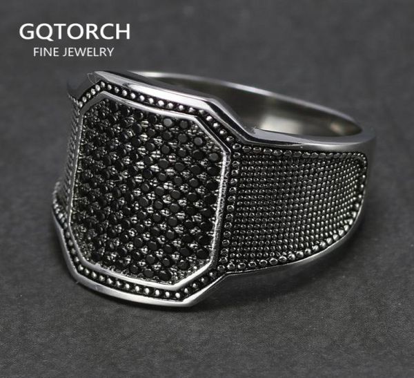 solid 925 silver rings cool retro vintage turkish ring wedding jewelry for men black zircon stone curved design comfortable fits 19471984, Golden;silver
solid 925 silver rings cool retro vintage turkish ring wedding jewelry for men black zircon stone curved design comfortable fits 19471984, Golden;silver