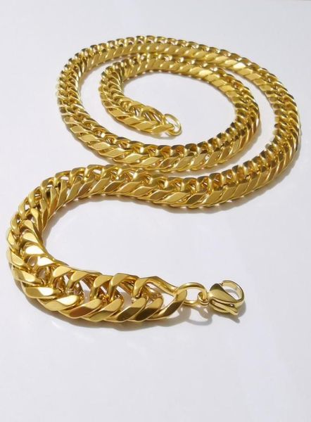 1840039039 11mm jewelry mens boy pure stainless steel fashion double curb link chain necklace gold hiphop1870884, Silver
1840039039 11mm jewelry mens boy pure stainless steel fashion double curb link chain necklace gold hiphop1870884, Silver
