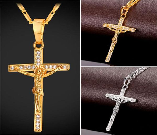 crucifix cross necklace pendant for women men platinum plated 18k real gold plated jewelry with cubic zirconia4152675, Silver
crucifix cross necklace pendant for women men platinum plated 18k real gold plated jewelry with cubic zirconia4152675, Silver
