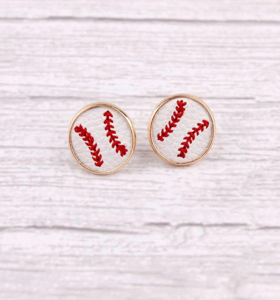 2020 new arrival embroidery baseball leather round stud earrings for women mini round leather sport ear stud jewelry whole2963942, Golden;silver
2020 new arrival embroidery baseball leather round stud earrings for women mini round leather sport ear stud jewelry whole2963942, Golden;silver