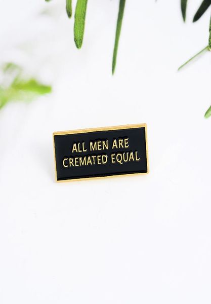 new all men are cremated equal letter brand creative cartoon enamel pin badge denim shirt lapel wild joker student jewelry accesso5226557, Gray
new all men are cremated equal letter brand creative cartoon enamel pin badge denim shirt lapel wild joker student jewelry accesso5226557, Gray