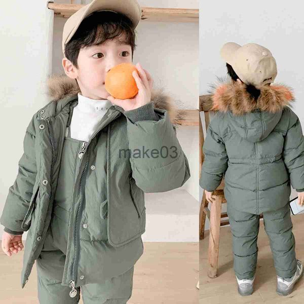 down coat 2022 new winter 2 3 4 6 8 years fur hooded jacketoveralls suit 2pcs duck down children clothing set for baby kids girls boys j2308, Blue;gray
down coat 2022 new winter 2 3 4 6 8 years fur hooded jacketoveralls suit 2pcs duck down children clothing set for baby kids girls boys j2308, Blue;gray