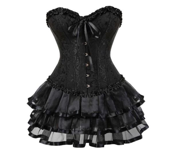corset skirt for women steampunk halloween bustiers dress classic push up embroidery bodyshaper clubwear carnival costume1867155
corset skirt for women steampunk halloween bustiers dress classic push up embroidery bodyshaper clubwear carnival costume1867155