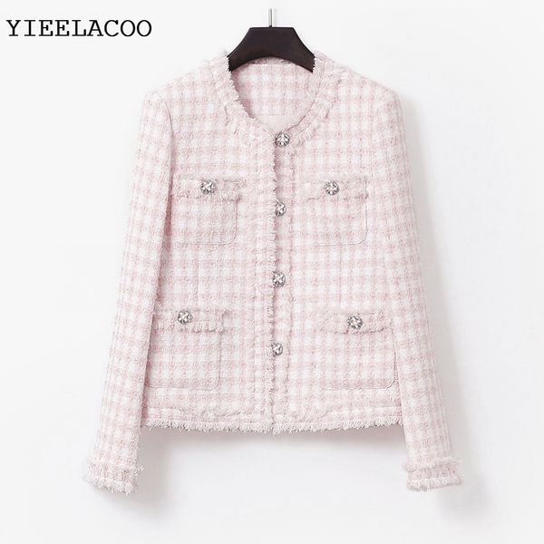 womens jackets fashion small fragrance woven tassel french perfume pink tweed jacket coat ladies spring autumn winter classic jacket 230822, Black;brown
womens jackets fashion small fragrance woven tassel french perfume pink tweed jacket coat ladies spring autumn winter classic jacket 230822, Black;brown