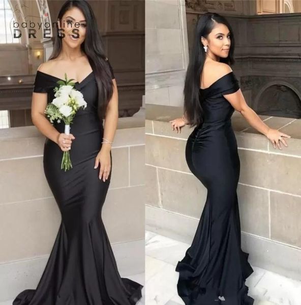black mermaid bridesmaid dresses elegant off shoulder backless long maid of honor wedding guest evening prom gowns plus size1620616, White;pink
black mermaid bridesmaid dresses elegant off shoulder backless long maid of honor wedding guest evening prom gowns plus size1620616, White;pink