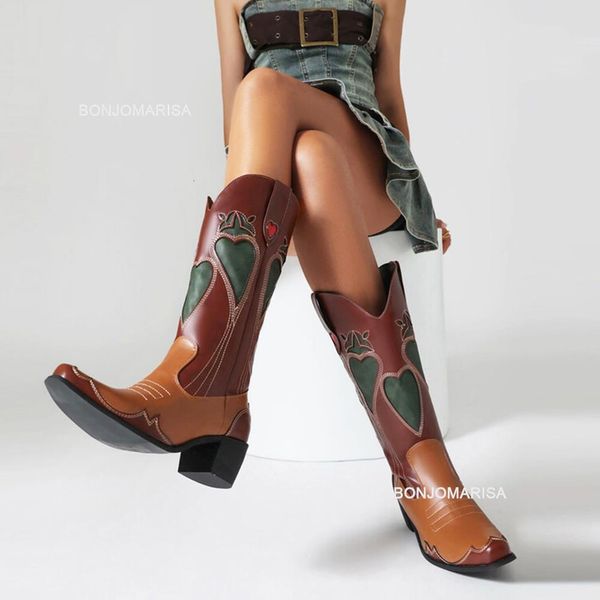 boots bonjomarisa high square heeled western for women midcalf brand pointed toed cowgirls knight embroidered lady booties 230823, Black
boots bonjomarisa high square heeled western for women midcalf brand pointed toed cowgirls knight embroidered lady booties 230823, Black