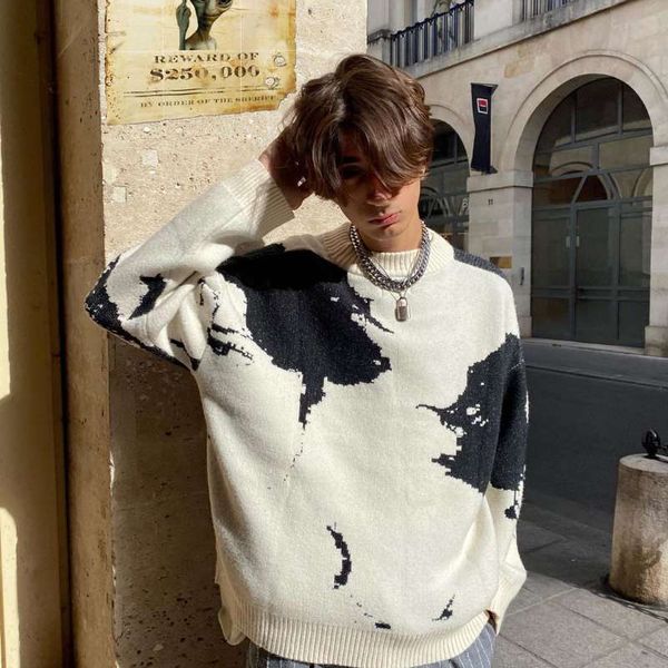 men's sweaters y2k sweater men's hip hop face oversized pullover sweater harajuku punk rock jumper knitted man clothes streetwear, White;black
men's sweaters y2k sweater men's hip hop face oversized pullover sweater harajuku punk rock jumper knitted man clothes streetwear, White;black