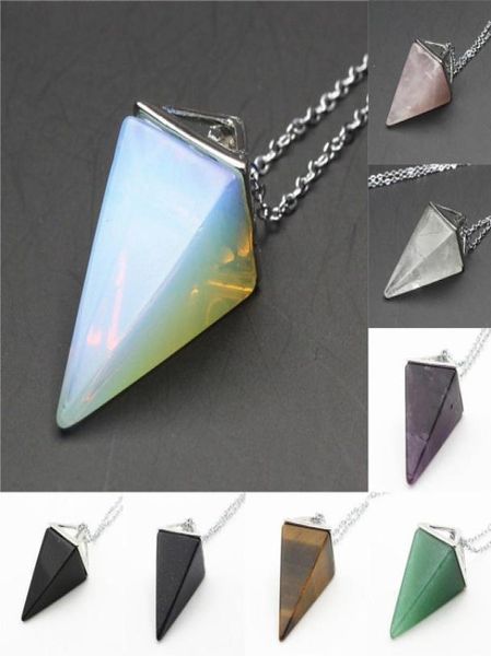 whole lots 9 colors quartz crystal stone point chakra healing gemstone pendant necklace charms opalite amethyst rose quartz ti4421685, Silver
whole lots 9 colors quartz crystal stone point chakra healing gemstone pendant necklace charms opalite amethyst rose quartz ti4421685, Silver