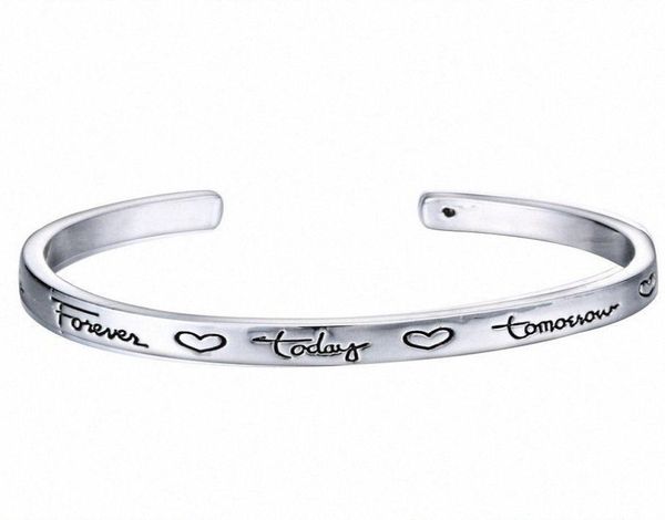 new cuff bracelet with inspirational letter unique personalized engraved bracelet gifts for friends forever silver charms 2016 cha5700692, Golden;silver 
new cuff bracelet with inspirational letter unique personalized engraved bracelet gifts for friends forever silver charms 2016 cha5700692, Golden;silver