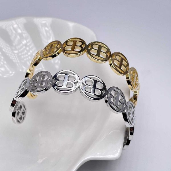 fashion designer double b minimalist double b bracelet celi style open ins bracelet round letter brass bracelet female, Silver
fashion designer double b minimalist double b bracelet celi style open ins bracelet round letter brass bracelet female, Silver