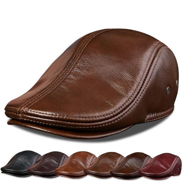 berets ht3496 men winter cap hat man genuine leather beret warm artist painter male plus size ivy sboy flat 230822, Blue;gray
berets ht3496 men winter cap hat man genuine leather beret warm artist painter male plus size ivy sboy flat 230822, Blue;gray