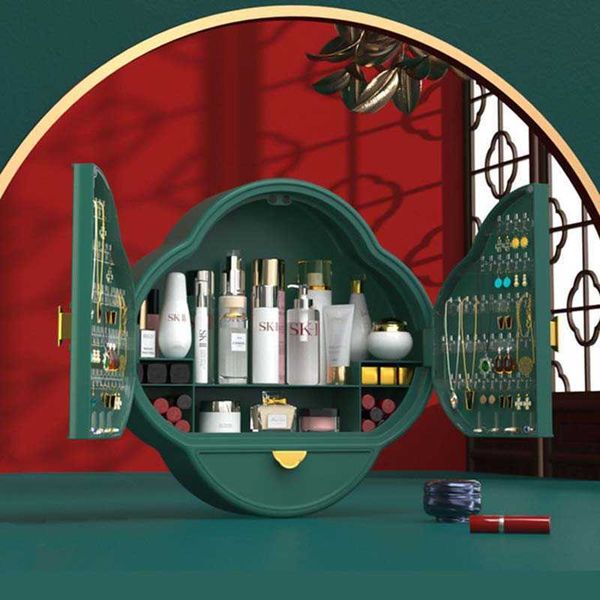 new jewelry box green rings earrings organizer necklaces display large makeup holder cases bathroom set gift for women 230814, Black;white
new jewelry box green rings earrings organizer necklaces display large makeup holder cases bathroom set gift for women 230814, Black;white