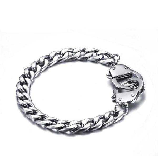 17mm silver color fashion simple men039s bangle stainless steel chain handcuffs bracelet watchband jewelry gift for men boys j29069767, Black
17mm silver color fashion simple men039s bangle stainless steel chain handcuffs bracelet watchband jewelry gift for men boys j29069767, Black