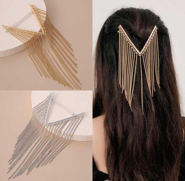1pcs elegant crystal long tassel chain hairpin barrettes for women hair clip hair accessories2032598, Golden;silver
1pcs elegant crystal long tassel chain hairpin barrettes for women hair clip hair accessories2032598, Golden;silver