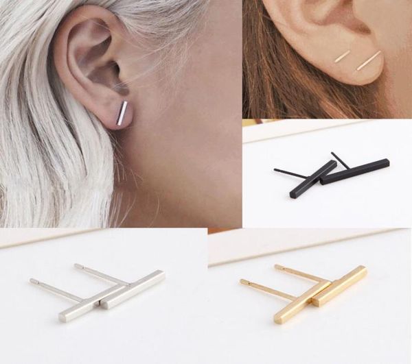 women girls new fashion simple design blacksilvergold tiny bar fashionable cute stud earrings6977116, Golden;silver
women girls new fashion simple design blacksilvergold tiny bar fashionable cute stud earrings6977116, Golden;silver