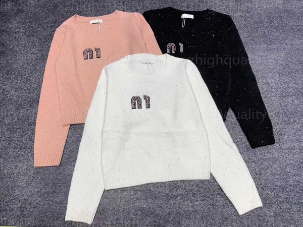 designer sweater women knit sweaters womens alphabet beads long sleeve crew neck pullover knit sweatshirt stylish luxury knitwear designer s, White;black
designer sweater women knit sweaters womens alphabet beads long sleeve crew neck pullover knit sweatshirt stylish luxury knitwear designer s, White;black