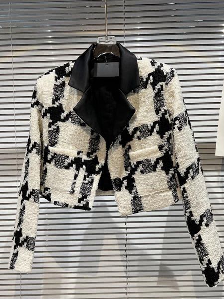 womens jackets kbat french vintage small fragrance tweed jacket coat womens spring autumn casual fashion short coat plaid outwear 230822, Black;brown
womens jackets kbat french vintage small fragrance tweed jacket coat womens spring autumn casual fashion short coat plaid outwear 230822, Black;brown