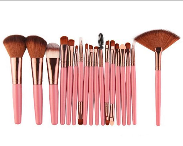 18pcs makeup brushes set kit power foundation blush eye shadow eyelash eyeliner lip blending fan cosmetic tools8960904
18pcs makeup brushes set kit power foundation blush eye shadow eyelash eyeliner lip blending fan cosmetic tools8960904