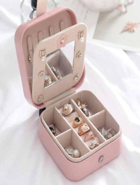 small jewelry box organizer faux leather portable mini travel jewelry trays display storage case with mirror for necklaces bracele2928649, Black;white
small jewelry box organizer faux leather portable mini travel jewelry trays display storage case with mirror for necklaces bracele2928649, Black;white