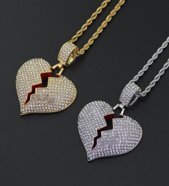 new broken heart pendant necklace hip hop necklaces fully iced out bling rhinestone women men jewelry with 24quot c7600207, Silver
new broken heart pendant necklace hip hop necklaces fully iced out bling rhinestone women men jewelry with 24quot c7600207, Silver