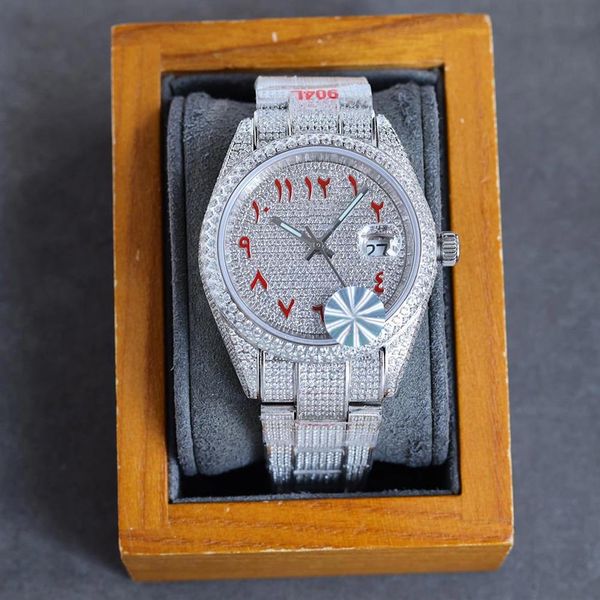 full diamond mens watch automatic mechanical watches 40mm with diamond-studded steel ladies fashion wristwatches bracelet montre d238s, Slivery;brown
full diamond mens watch automatic mechanical watches 40mm with diamond-studded steel ladies fashion wristwatches bracelet montre d238s, Slivery;brown