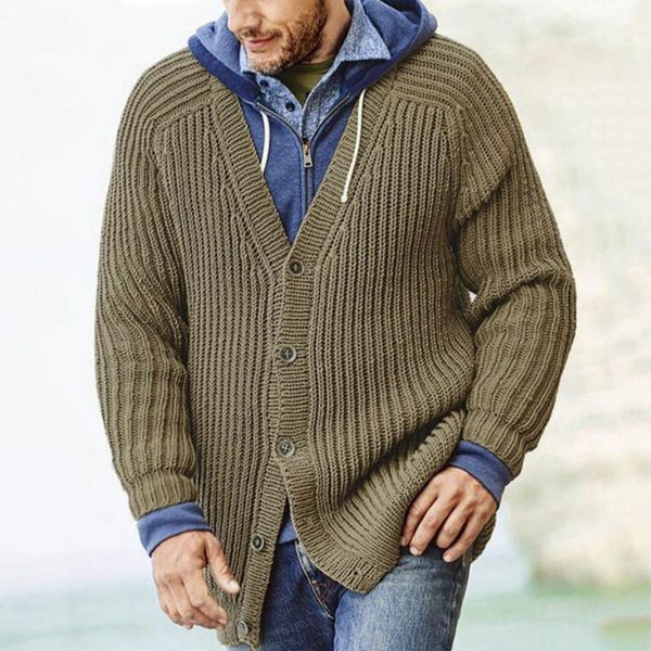 men's sweaters leisure sweater jackets winter warm thick knitted coat fall casual button long sleeve v neck cardigan men 230822, White;black
men's sweaters leisure sweater jackets winter warm thick knitted coat fall casual button long sleeve v neck cardigan men 230822, White;black