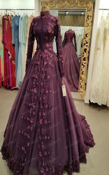 purple lace appliques long sleeves evening dresses 2019 muslim prom dress high neck formal party gowns saudi arabia bridal dress p2702321, Black;red
purple lace appliques long sleeves evening dresses 2019 muslim prom dress high neck formal party gowns saudi arabia bridal dress p2702321, Black;red