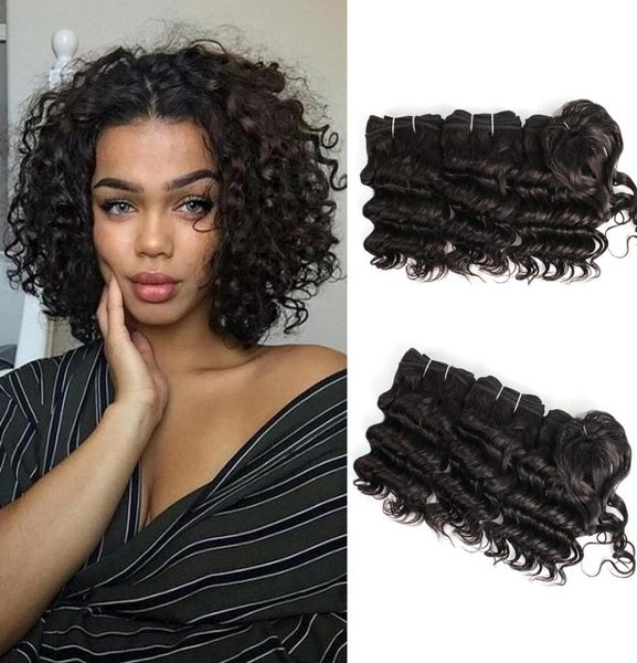 black human hair bundles 3pcsset for full head 810 inch brazilian deep curly 166gset1763119, Black;brown
black human hair bundles 3pcsset for full head 810 inch brazilian deep curly 166gset1763119, Black;brown