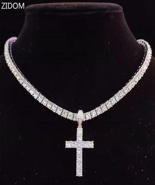pendant necklaces men women hip hop cross necklace with 4mm zircon tennis chain iced out bling hiphop jewelry fashion gift280n6128499, Silver
pendant necklaces men women hip hop cross necklace with 4mm zircon tennis chain iced out bling hiphop jewelry fashion gift280n6128499, Silver