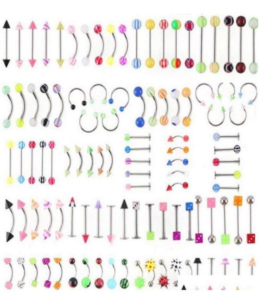 navel rings whole promotion 110pcs mixed modelscolors body jewelry set resin eyebrow navel belly lip tongue nose piercing bar7412719, Silver
navel rings whole promotion 110pcs mixed modelscolors body jewelry set resin eyebrow navel belly lip tongue nose piercing bar7412719, Silver