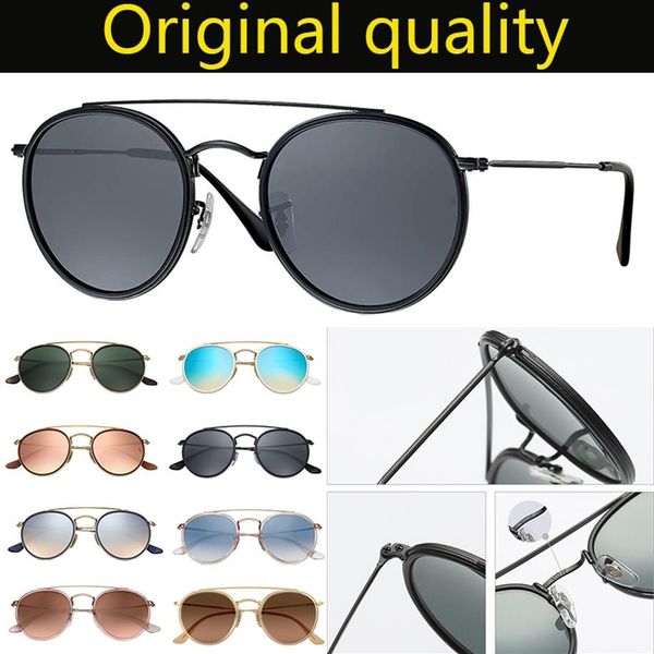 fashion sunglasses womens round double bridge sunglass women mens sun glasses uv protection lenses with leather case 235m, White;black
fashion sunglasses womens round double bridge sunglass women mens sun glasses uv protection lenses with leather case 235m, White;black