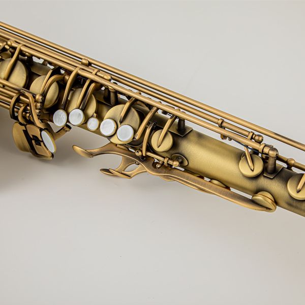 real pictures r54 tenor saxophone reference antique copper b flat woodwind instrument with case mouthpiece reeds neck
real pictures r54 tenor saxophone reference antique copper b flat woodwind instrument with case mouthpiece reeds neck