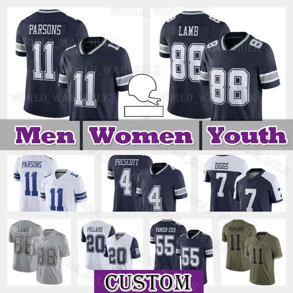 mens 11 micah parsons football jersey 88 ceedee lamb trevon diggs dallases cowboyes tony pollard roger staubach dak prescott tyler emmitt sm 
mens 11 micah parsons football jersey 88 ceedee lamb trevon diggs dallases cowboyes tony pollard roger staubach dak prescott tyler emmitt sm
