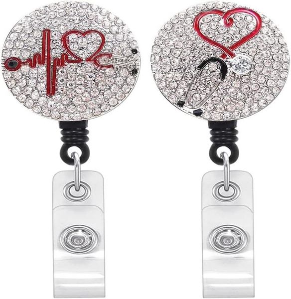 key rings crystal diamond shining stone nurse badge reels heavy duty retractable aligator clip id holder for student doctor drop d2981991, Slivery;golden
key rings crystal diamond shining stone nurse badge reels heavy duty retractable aligator clip id holder for student doctor drop d2981991, Slivery;golden