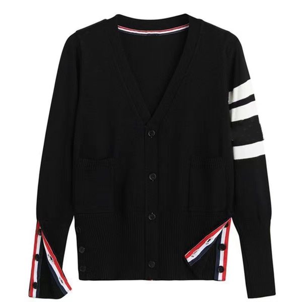 designer sweaters mens sweaters womens sweaters versatile knit striped cardigan v neck sweater loose cardigan coat for men and women couple, Black
designer sweaters mens sweaters womens sweaters versatile knit striped cardigan v neck sweater loose cardigan coat for men and women couple, Black