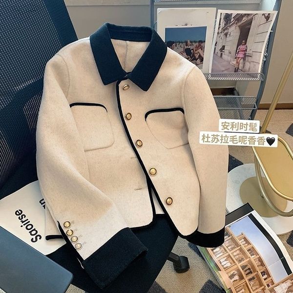 womens jackets short woolen coat autumn temperament small fragrant blends bomber jackets quilted cotton winter clothes women jaqueta feminin, Black;brown
womens jackets short woolen coat autumn temperament small fragrant blends bomber jackets quilted cotton winter clothes women jaqueta feminin, Black;brown