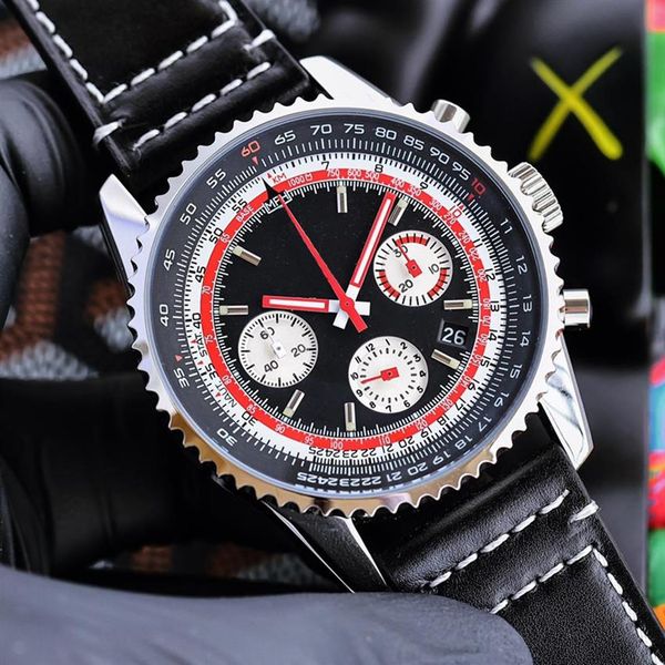 mens watch multifunctional quartz movement watches 43mm fashion business wristwatch montre de luxe3434, Slivery;brown
mens watch multifunctional quartz movement watches 43mm fashion business wristwatch montre de luxe3434, Slivery;brown