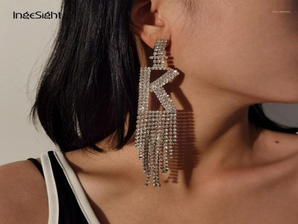 ingesightz luxury shiny rhinestone alphabet initial letter a drop dangle earrings crystal long tassl earrings for women jewelry17084364, Silver
ingesightz luxury shiny rhinestone alphabet initial letter a drop dangle earrings crystal long tassl earrings for women jewelry17084364, Silver