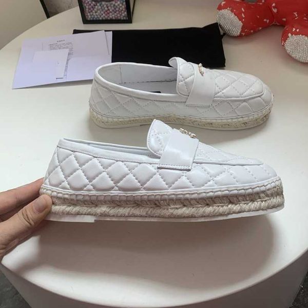 dress shoes quilted loafers platform espadrilles lambskin leather women mules raffia straw flats with gold chain buckle interlocking c sneak, Black
dress shoes quilted loafers platform espadrilles lambskin leather women mules raffia straw flats with gold chain buckle interlocking c sneak, Black