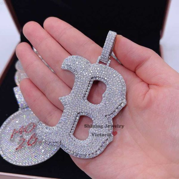rapper jewelry initial letter name chain hip hop iced out vvs moissanite diamond custom made jewelry, Silver
rapper jewelry initial letter name chain hip hop iced out vvs moissanite diamond custom made jewelry, Silver