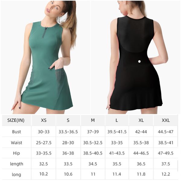 ll-88241 brand womens yoga outfits ladies golf dresses+shorts cheerleaders tennis one piece dress sleeveless pants breathable lined zipper
ll-88241 brand womens yoga outfits ladies golf dresses+shorts cheerleaders tennis one piece dress sleeveless pants breathable lined zipper