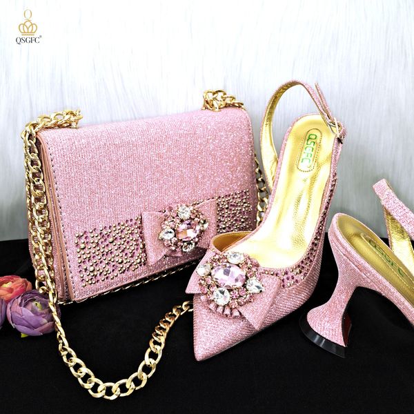 dress shoes qsgfc high end products ladies heels and bags in same color shiny material nigeria wedding party 230823, Black
dress shoes qsgfc high end products ladies heels and bags in same color shiny material nigeria wedding party 230823, Black