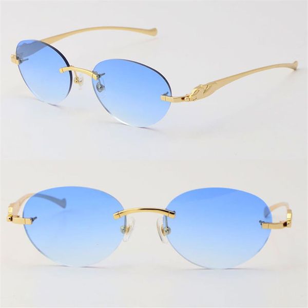 metal leopard series panther rimless sunglasses men women with decoration wire frame eyewear for summer outdoor uv400 round270e, White;black
metal leopard series panther rimless sunglasses men women with decoration wire frame eyewear for summer outdoor uv400 round270e, White;black