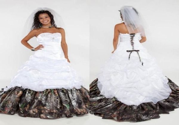 aline wedding dresseselegant camo wedding dresses laceup sweetheart appliques beads satin a line floor length bridal gowns4229145, White
aline wedding dresseselegant camo wedding dresses laceup sweetheart appliques beads satin a line floor length bridal gowns4229145, White
